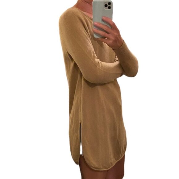 𝅺HALOGEN wool/ cashmere long sweater / tunic. Size S - Picture 2 of 9